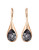 Swarovski Crystal Teardrop Earrings - ROSE GOLD