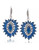 Carolee Marquis Cluster Drop Earrings - DARK BLUE