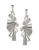 Coco Lane Statement Earrings - SILVER