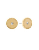 Michael Kors Status Logo Stud Earrings - GOLD