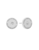 Michael Kors Status Logo Stud Earrings - SILVER