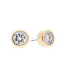 Michael Kors Circular Crystal Earrings - GOLD