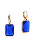 Michael Kors Parisian Jewels Cushion Leverback Earrings - BLUE