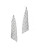 Michael Kors Park Avenue Silvertone Mesh Earrings - SILVER