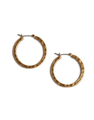 Lucky Brand Small Round Hoop Earrings - GOLD