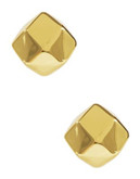 Trina Turk Faceted Ball Stud Earrings - GOLD