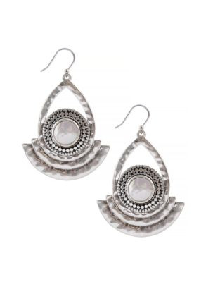 Lucky Brand Pearl Drop Earrings - SILVER
