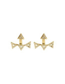 House Of Harlow 1960 Andes Pavé Ear Jackets - GOLD