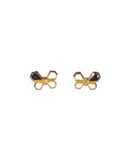 Kensie Geo Butterfly Earrings - GOLD