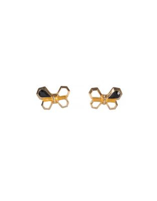 Kensie Geo Butterfly Earrings - GOLD