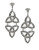 R.J. Graziano Interlocking Drop Earrings - SILVER