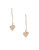 Kensie Heart Earrings - GOLD