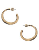 Kenneth Cole New York Gold Open Hoop Earring - GOLD