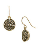 Kenneth Cole New York Pave Circle Drop Earring - GOLD
