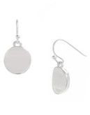 Kenneth Cole New York Small Circle Drop Earring - SILVER