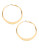 Kenneth Cole New York Sculptural Hoop Earring - SHINY GOLD