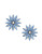 R.J. Graziano Multi-Colour Floral Studs - BLUE