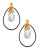 Gerard Yosca Teardrop Hoop Earrings - GOLD
