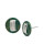 Robert Lee Morris Soho Thats A Wrap Wire Wrapped Patina Stud Earring - GREEN