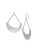 Kenneth Cole New York Pebble Beach Large Sculptural Drop Earring - SILVER