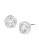 Robert Lee Morris Soho Faceted Stone Stud Earrings - WHITE