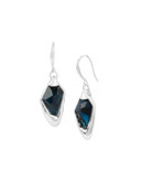 Robert Lee Morris Soho Blue Faceted Stone Drop Earrings - BLUE