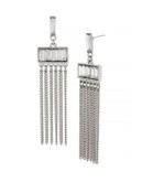 Kenneth Cole New York Multi-Chain Chandelier Earrings - WHITE