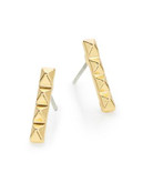 Trina Turk Pyramid Stick Earrings - GOLD