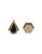 Kensie Goldtone Geo Stud Earrings - GOLD