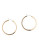 Anne Klein Pierced Clikit Hoop Earring - GOLD