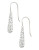 Expression Sterling Silver Crystal Earrings - SILVER