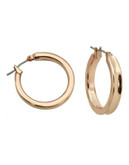 Guess Thick Rose Tone Hoop Earring - ROSE GOLD
