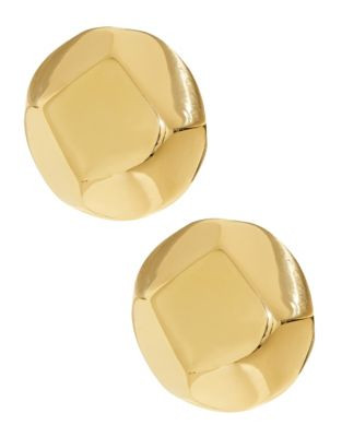 Kenneth Jay Lane Geometric Clip-On Earrings - GOLD