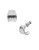 Skagen Denmark Ditte Silver Tone Stud Earring - SILVER