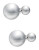 Expression Double Sided Ball Earrings - SILVER
