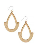 Lucky Brand Teardrop Loop Earrings - GOLD