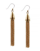 Lucky Brand Chainlink Drop Earrings - GOLD