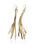 Guess Multi Chain Stone Accent Earring - GOLD