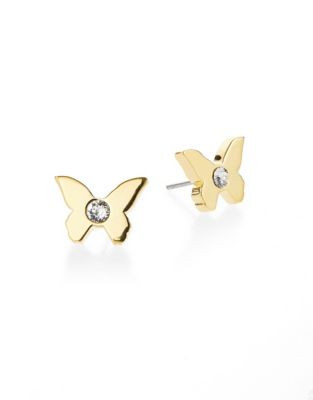 Kate Spade New York Butterfly Stud Earrings - GOLD