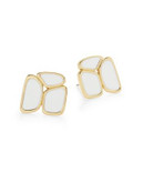Kate Spade New York Play to the Gallery Stud Earrings - WHITE