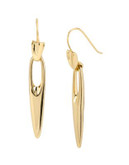 Robert Lee Morris Soho Sculptural Stick Linear Gold Earring - GOLD