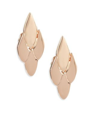 Kate Spade New York Fancy Flock Drop Earrings - ROSE GOLD