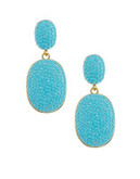 Kate Spade New York Pave the Way Drop Earrings - TURQUOISE