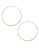 Expression Tapered Hoop Earrings - GOLD