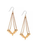 Lucky Brand Geometric Chandelier Earrings - GOLD