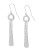 Robert Lee Morris Soho Silver Circle and Triangle Drop Earring - SILVER