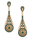 Expression Jewel-Embellished Drop Earrings - BLUE