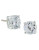 Carolee Small Cubic Zirconia Studs - SILVER