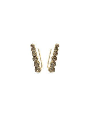 House Of Harlow 1960 Crystal Drop Earrings - GOLD