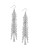 Lucky Brand Feather Earrings - SILVER